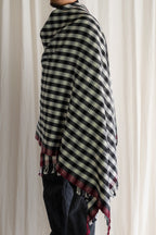Pateele - Checkered Handwoven Kinnauri Shawl