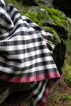 Pateele - Checkered Handwoven Kinnauri Shawl