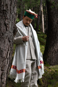 Phool - Handwoven Kinnauri Border Shawl
