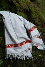 Phool - Handwoven Kinnauri Border Shawl