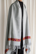 Phool - Handwoven Kinnauri Border Shawl