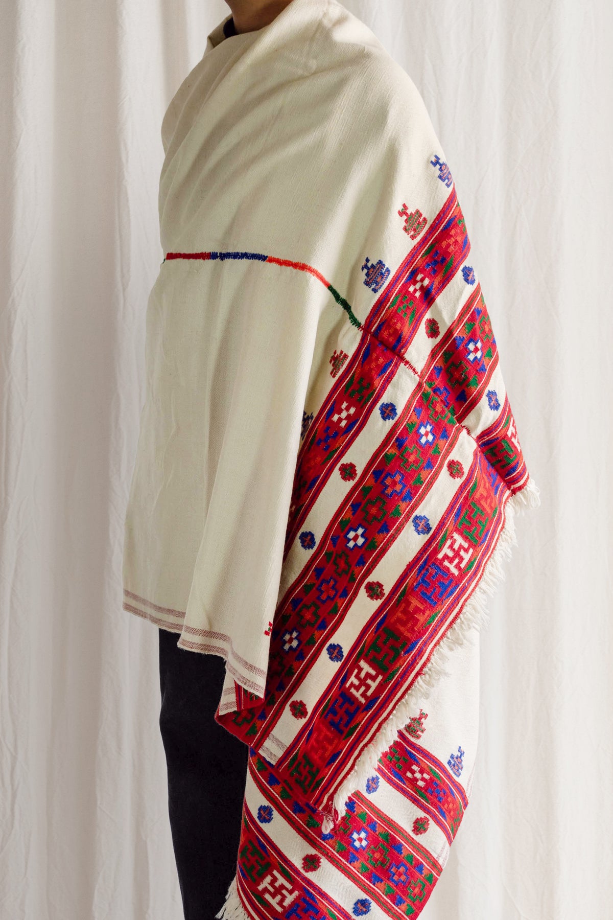 Handwoven Traditional Kinnauri Shawl