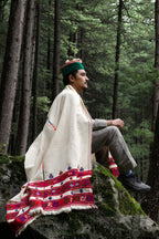 Handwoven Traditional Kinnauri Shawl